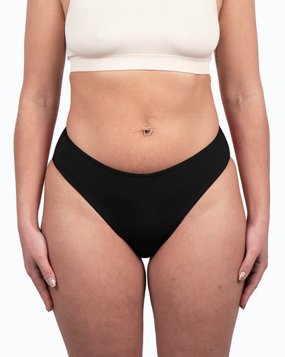 MOODZ: Culotte Basique - BLACK MENSTRUAL PANTIES