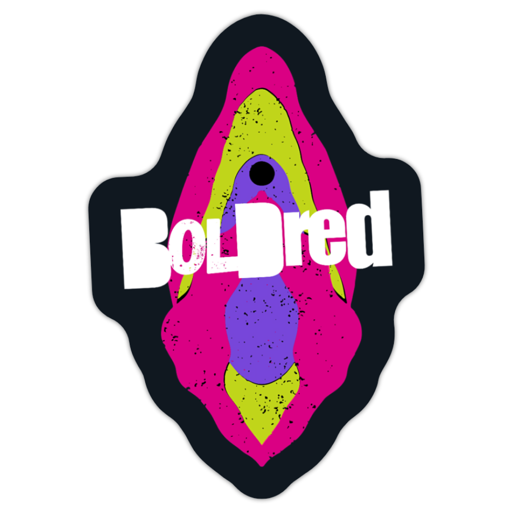 BOLDred stickers 