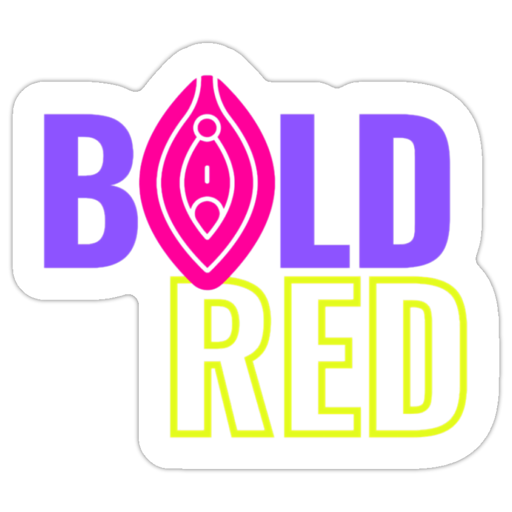 BOLDred Sticker